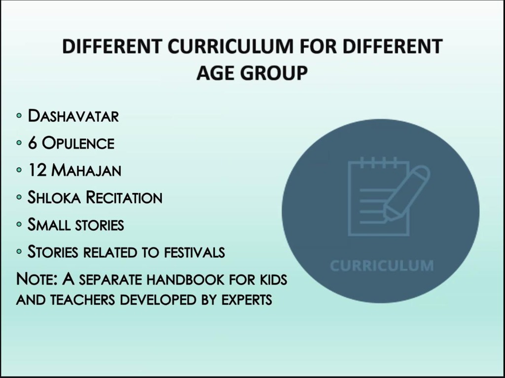 Different Curriculum for Different Age Group - Official Slide